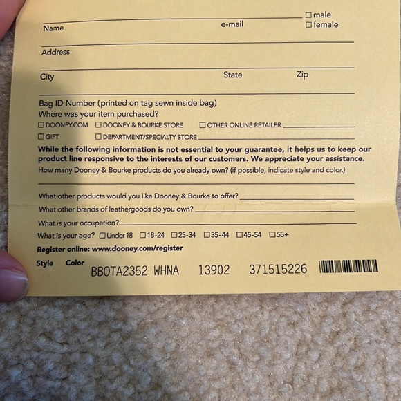 Dooney and Bourke Botanical Collection small shopper - Picture 7 of 11